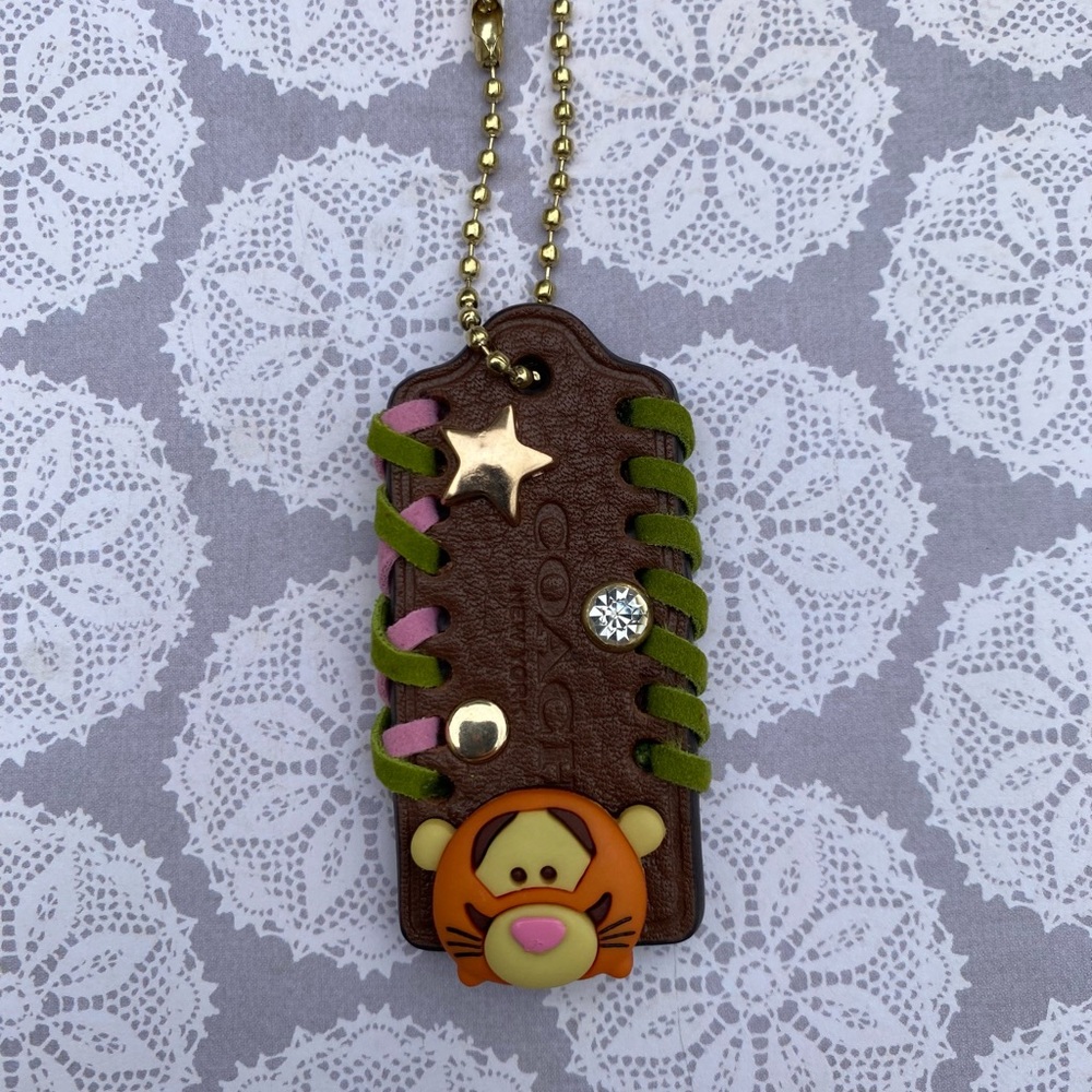 Coach Custom Disney Tsum Tsum Tigger Hang Tag